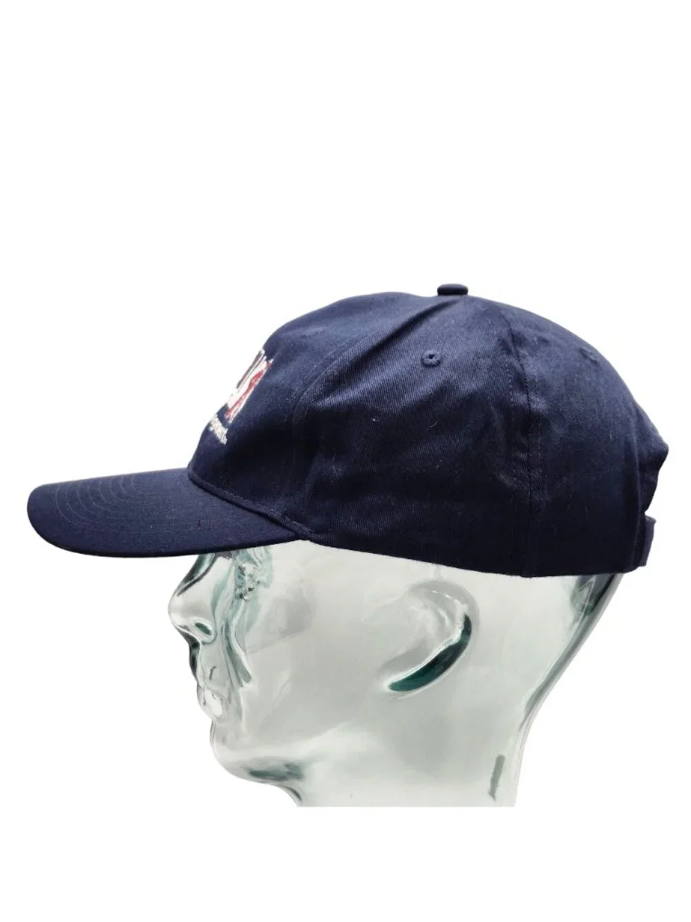TLC Logistics Management Port Company Embroidered Navy Blue Cotton Hat Hook Loop
